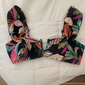 Time and Tru Pink Black Swimsuit